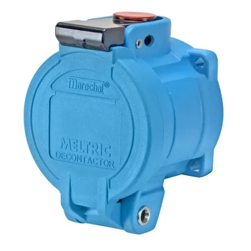 Hot Deal Meltric 63-34147-843-NC DSN30 Switch-Rated Receptacle 347/600 VAC 30A Blue Poly