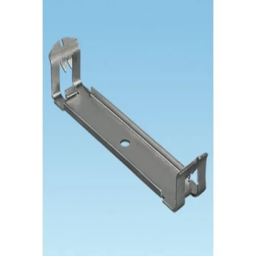 Certified Panduit S2F-C Spring Steel Snap-Clip Mounting Bracket W x H Color: Metallic