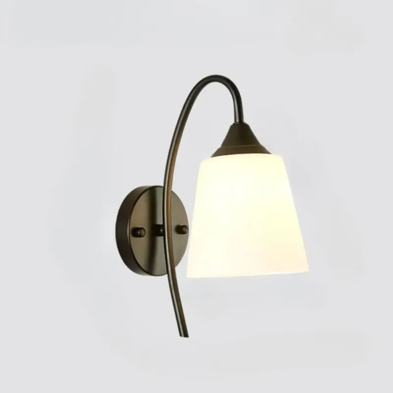 Popular Simple Style Wall Lamp for Bedside in Home Interiors - 2021 Black Flat / With 5W Warm Light
